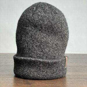 BULA Beanie Charcoal Grey Heather Wool Blend‎ Winter Knit Ski Cap made in Canada